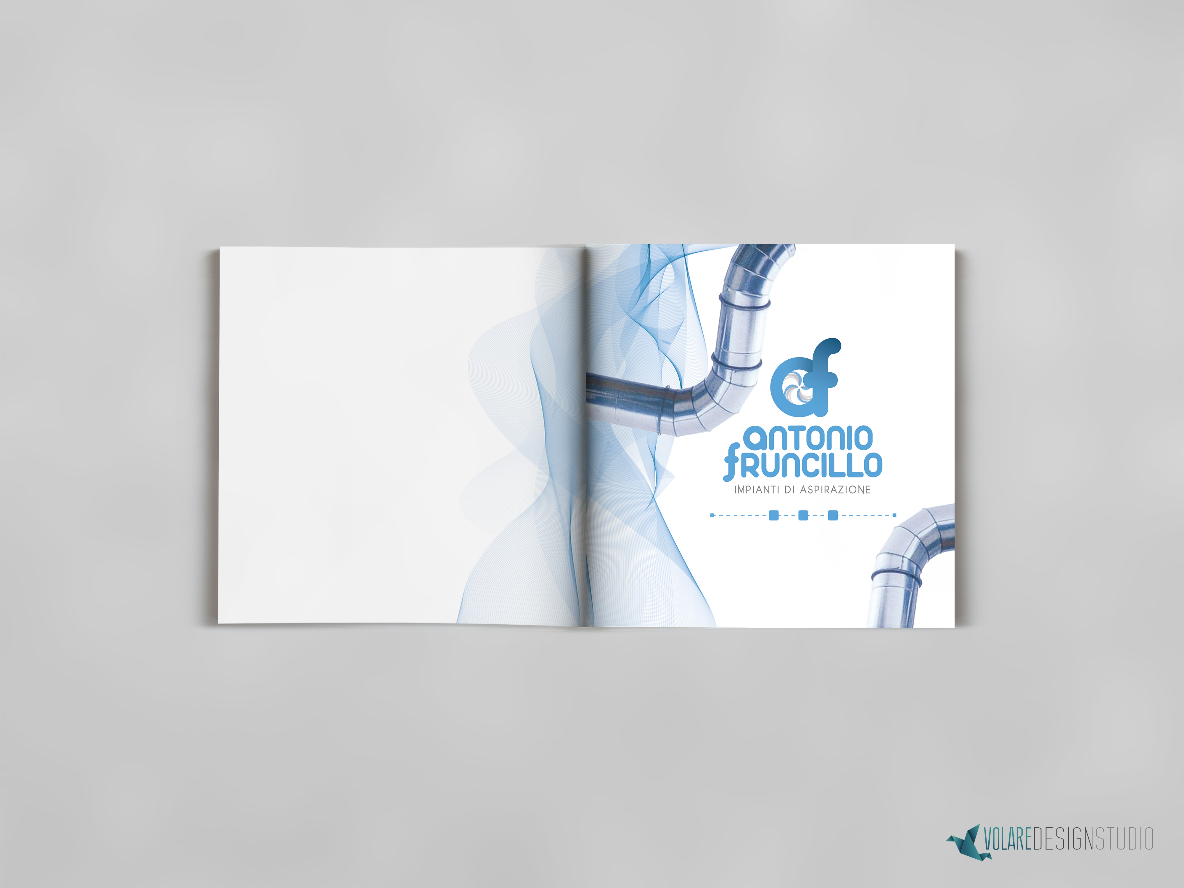 Mockup book quadrato chiuso